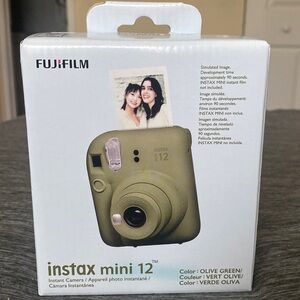 Fujifilm Instax Mini 12 Camera in Olive Green!